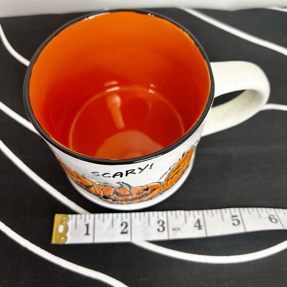 Eli + Ana Handmade Ceramics Halloween Dessert Plate & Coffee Mug Pumpkins - Picture 12 of 15